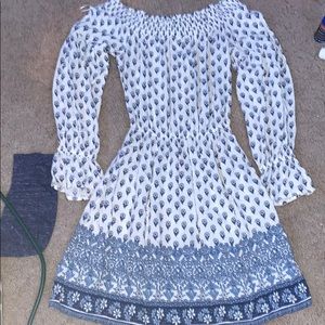 off the shoulder dress